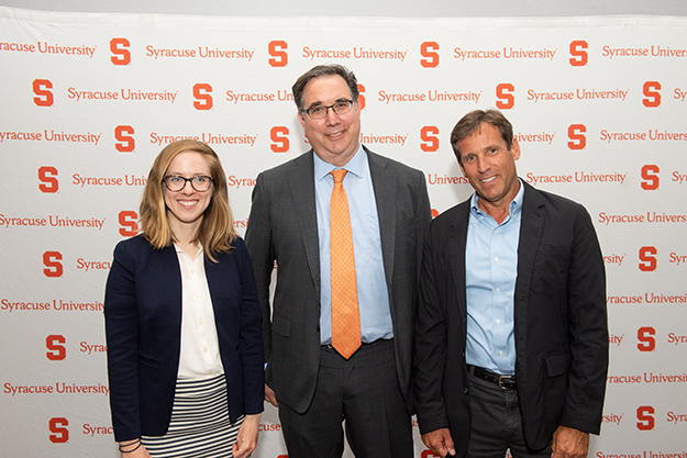 Lauren Seelbach Finegan ’10, Steven Bennett, Kevin Lamarque '85